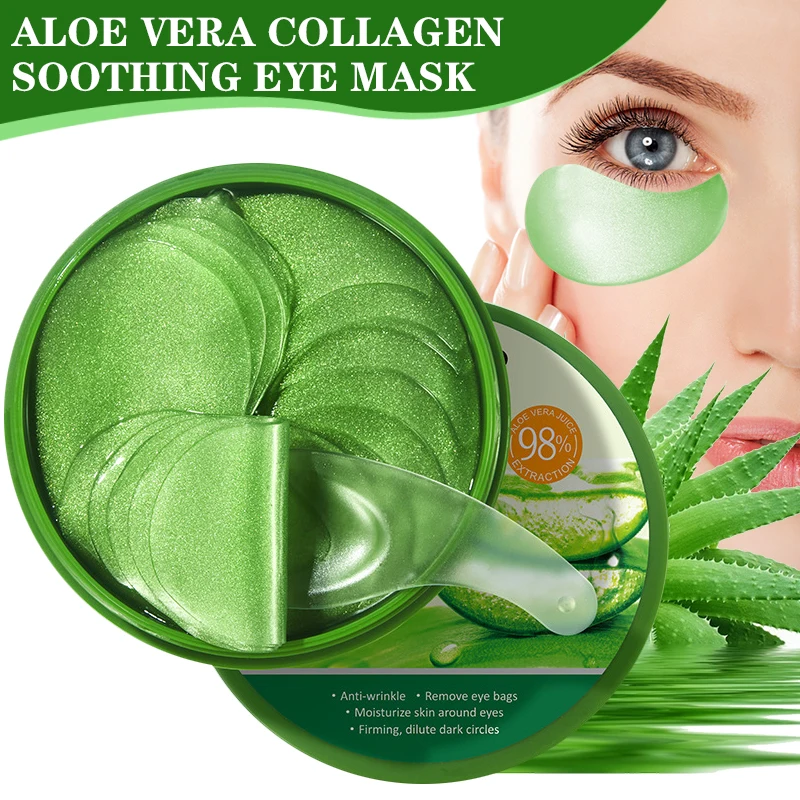 Skincare Omg - 60pcs Aloe Vera Collagen Eye Mask