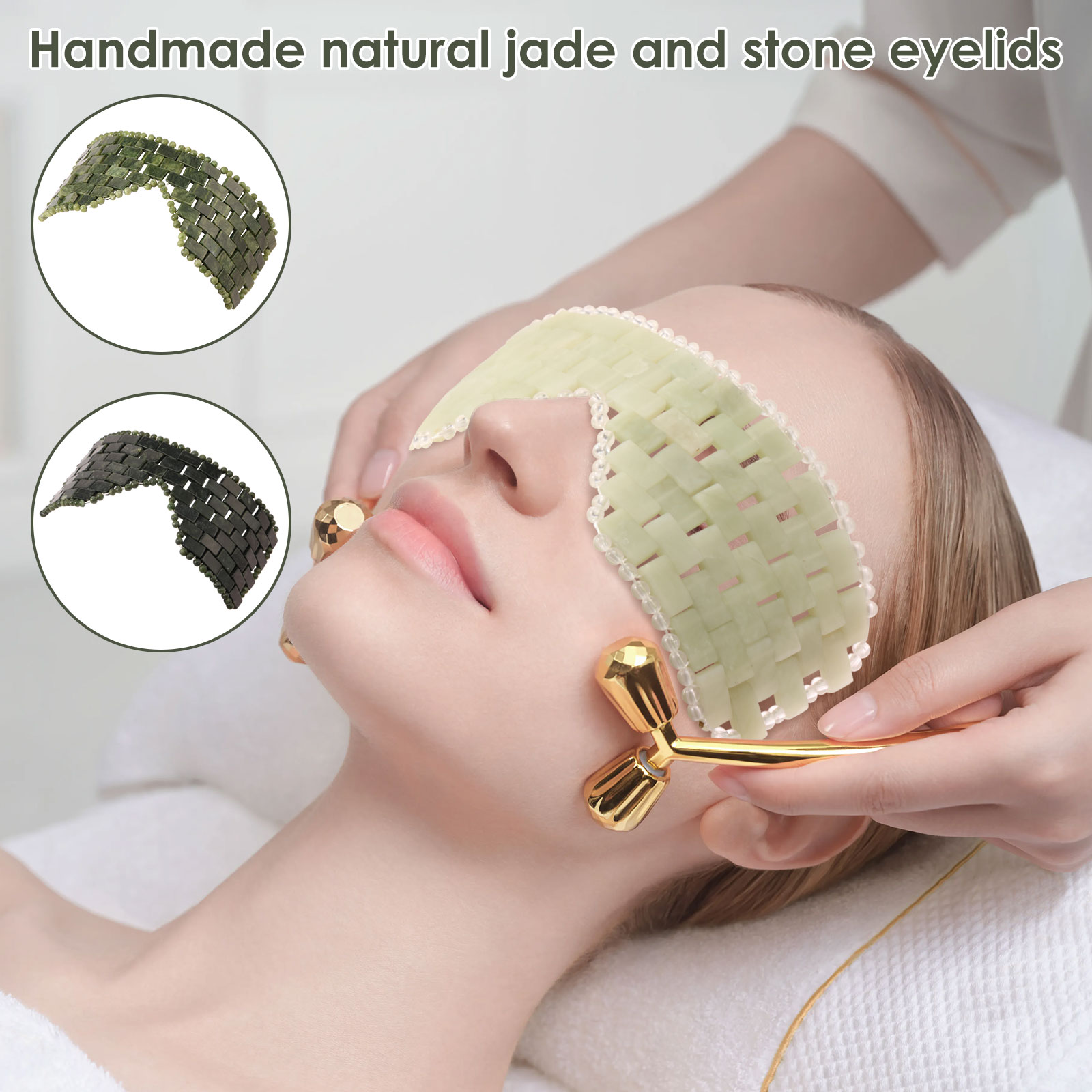 Skincare Omg - Jade Eye Mask Portable Jade Stone