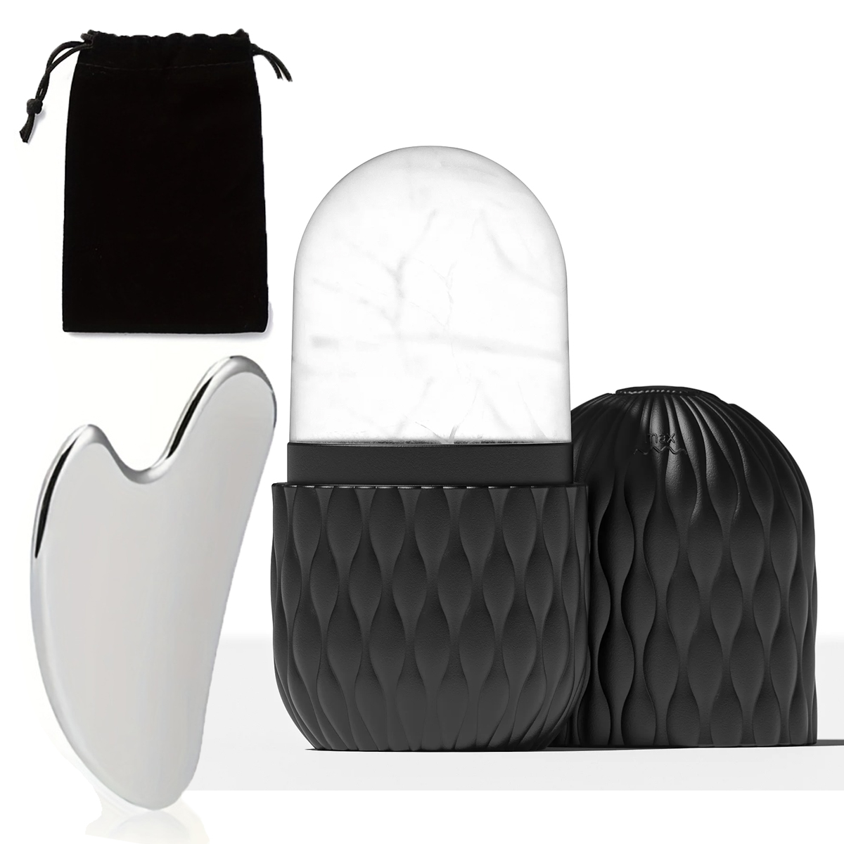 Skincare Glow - Ice Roller & Stainless Steel Gua