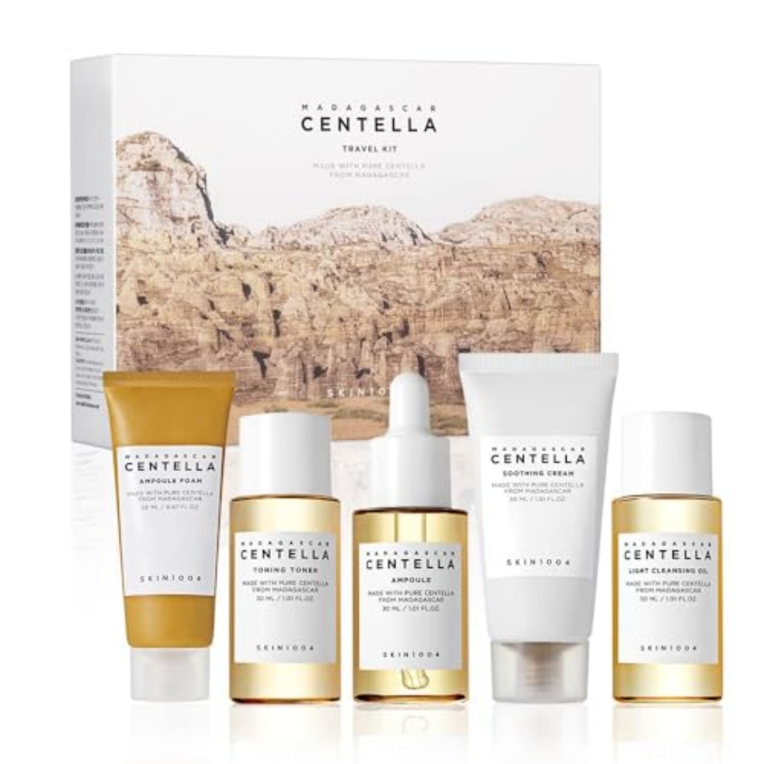 Skincare Oily Skin - 5Pcs SKIN1004 Madagascar Centella Travel Kit