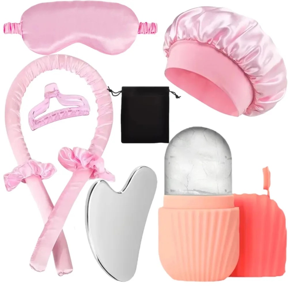 9Pcs Hair Skin Care Set Satin  - Skincare Skin 1004 ulasan dan harga