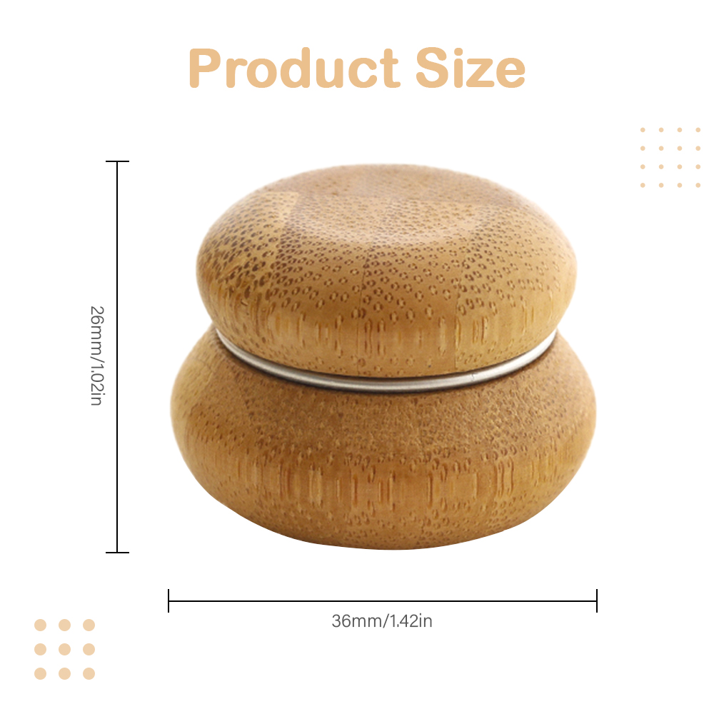 Natural Wooden Cosmetic Contai - Skincare Omg ulasan dan harga