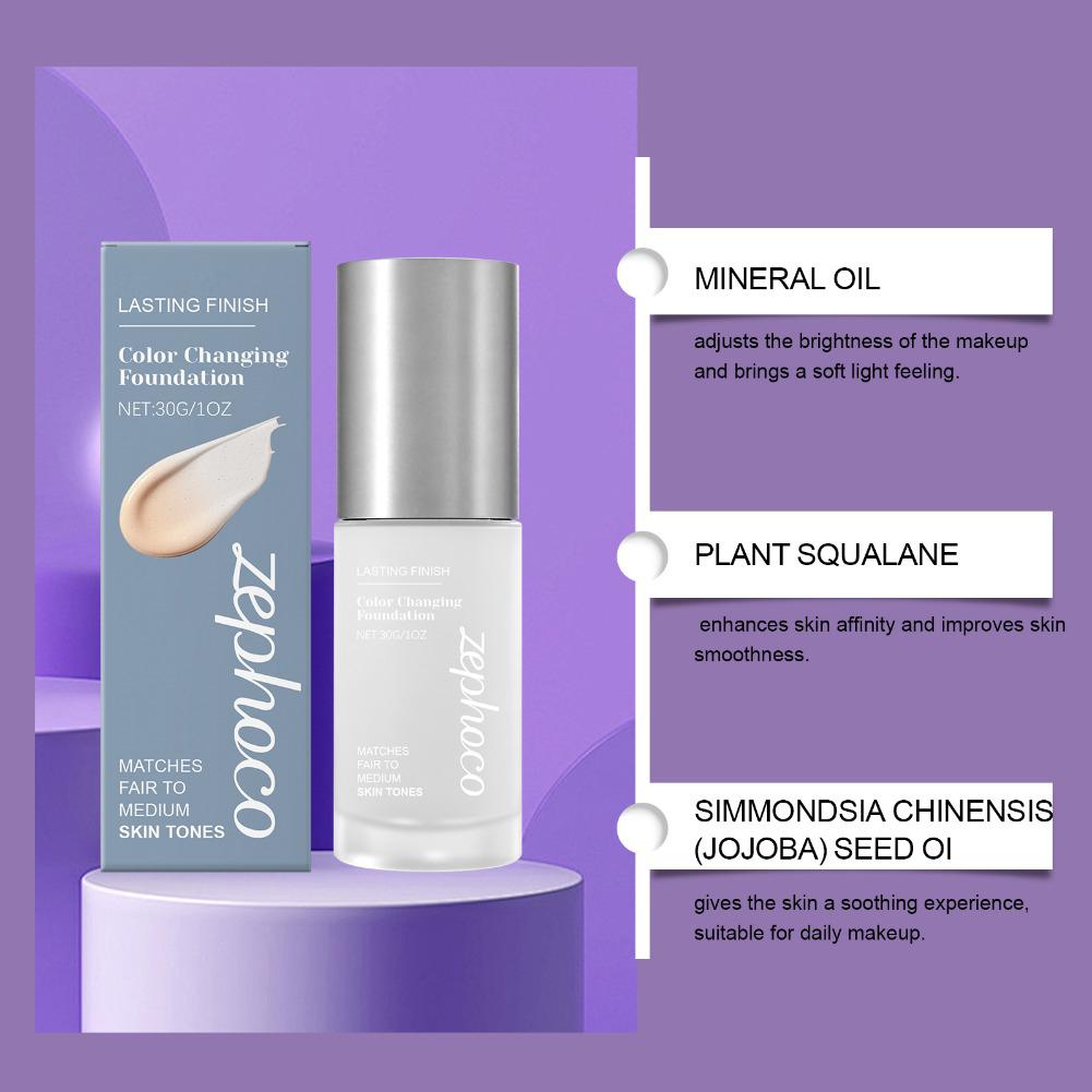 Skin Tone Adjusting Foundation - Squalane Oil Lightweight ulasan dan harga