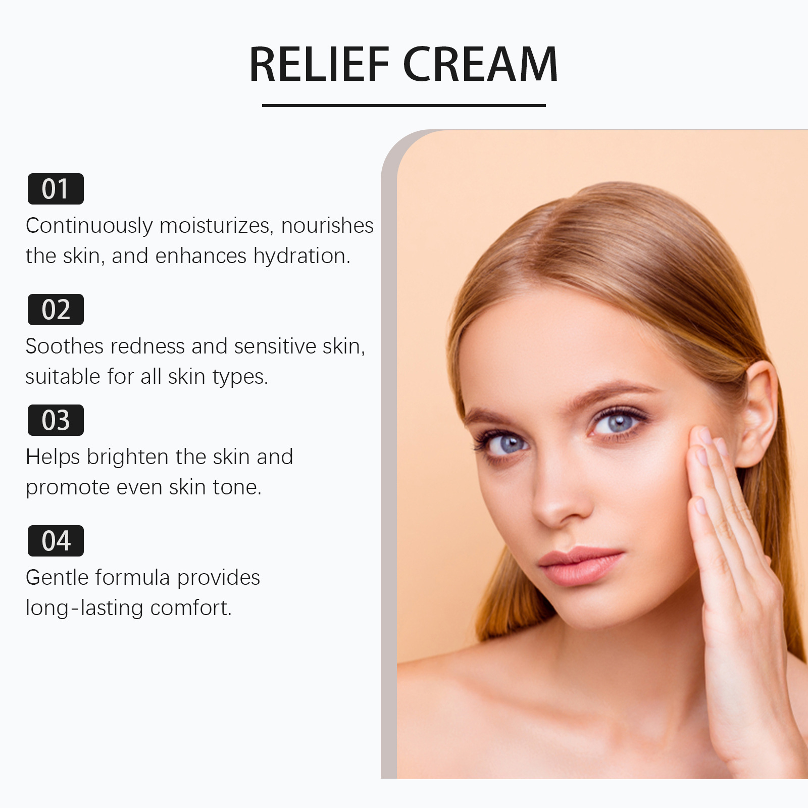 345 Relief Cream Moisturizing  - Skincare Glow ulasan dan harga