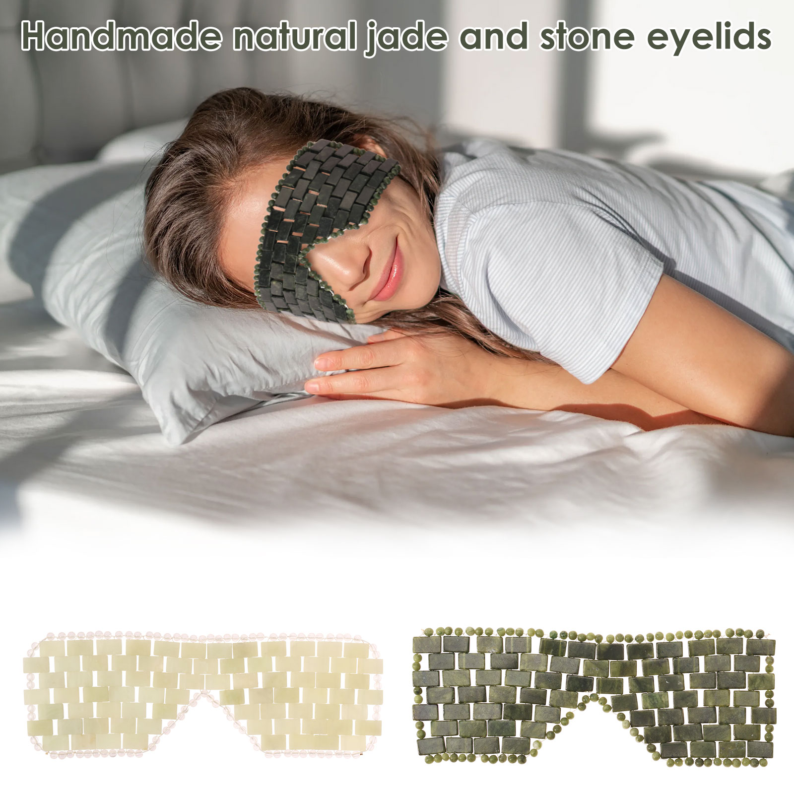 Natural Jade Face Eye Mask Coo - Skincare Omg ulasan dan harga