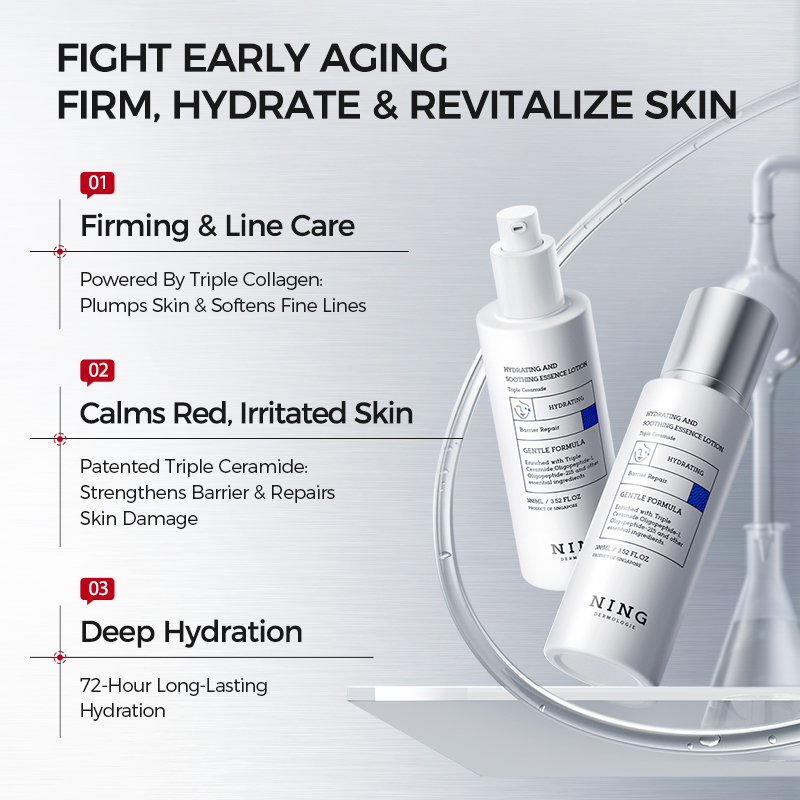 Hydrating & Soothing Toner, Lo - Ceramide Moisturizer ulasan dan harga