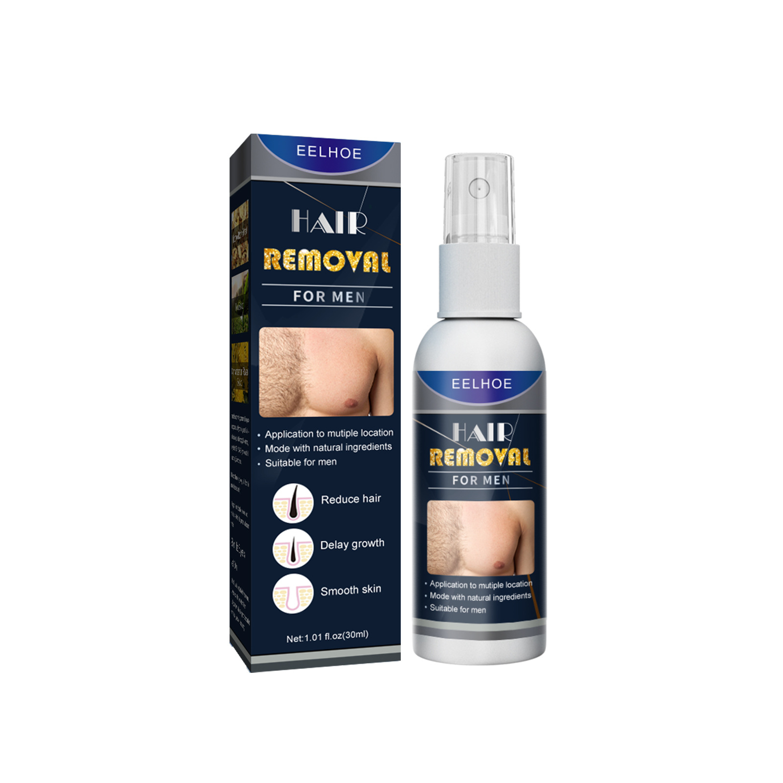 EELHOE 30ML Painless Hair Remo - Skincare Herbal ulasan dan harga