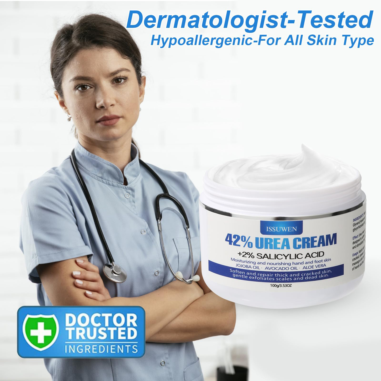 Urea Cream 42% Plus Salicylic  - Skincare Salicylic Acid ulasan dan harga