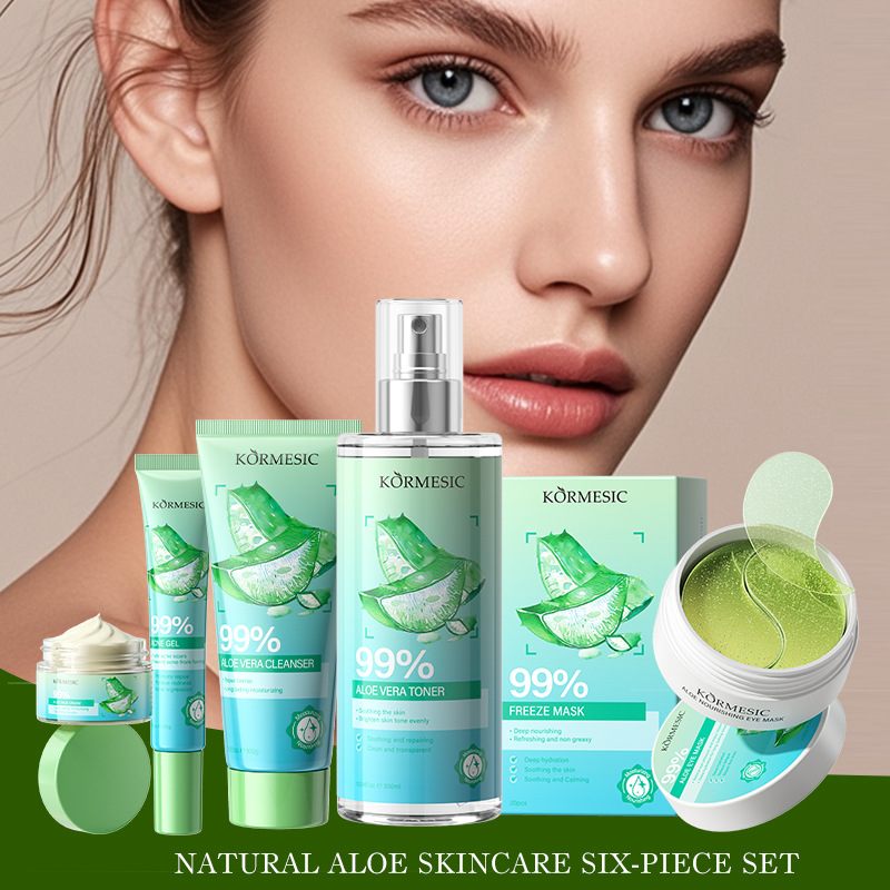 Aloe Vera Skincare Set Cleansi - Skincare Omg ulasan dan harga