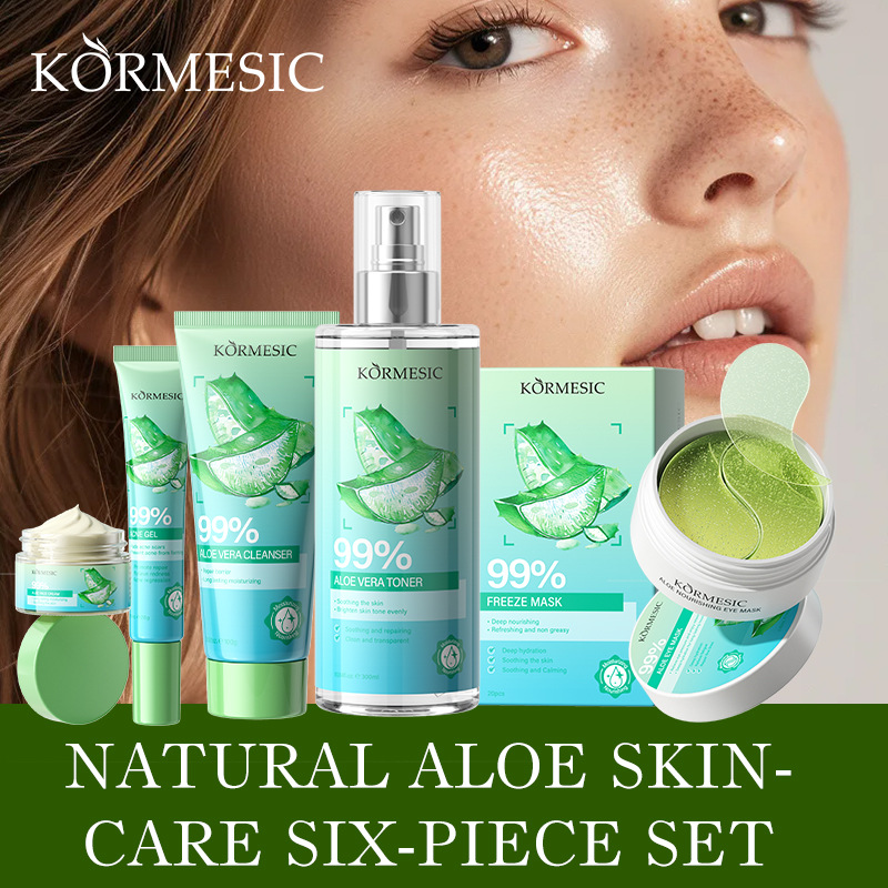 Aloe Vera Skincare Set Cleansi - Skincare Omg ulasan dan harga